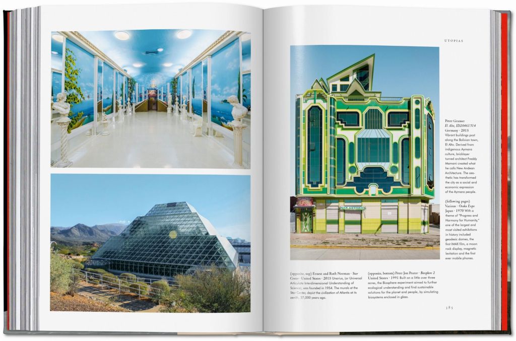 Musterseite über zeitgenössische Kulturstätten aus Sacred Sites, Taschen Verlag